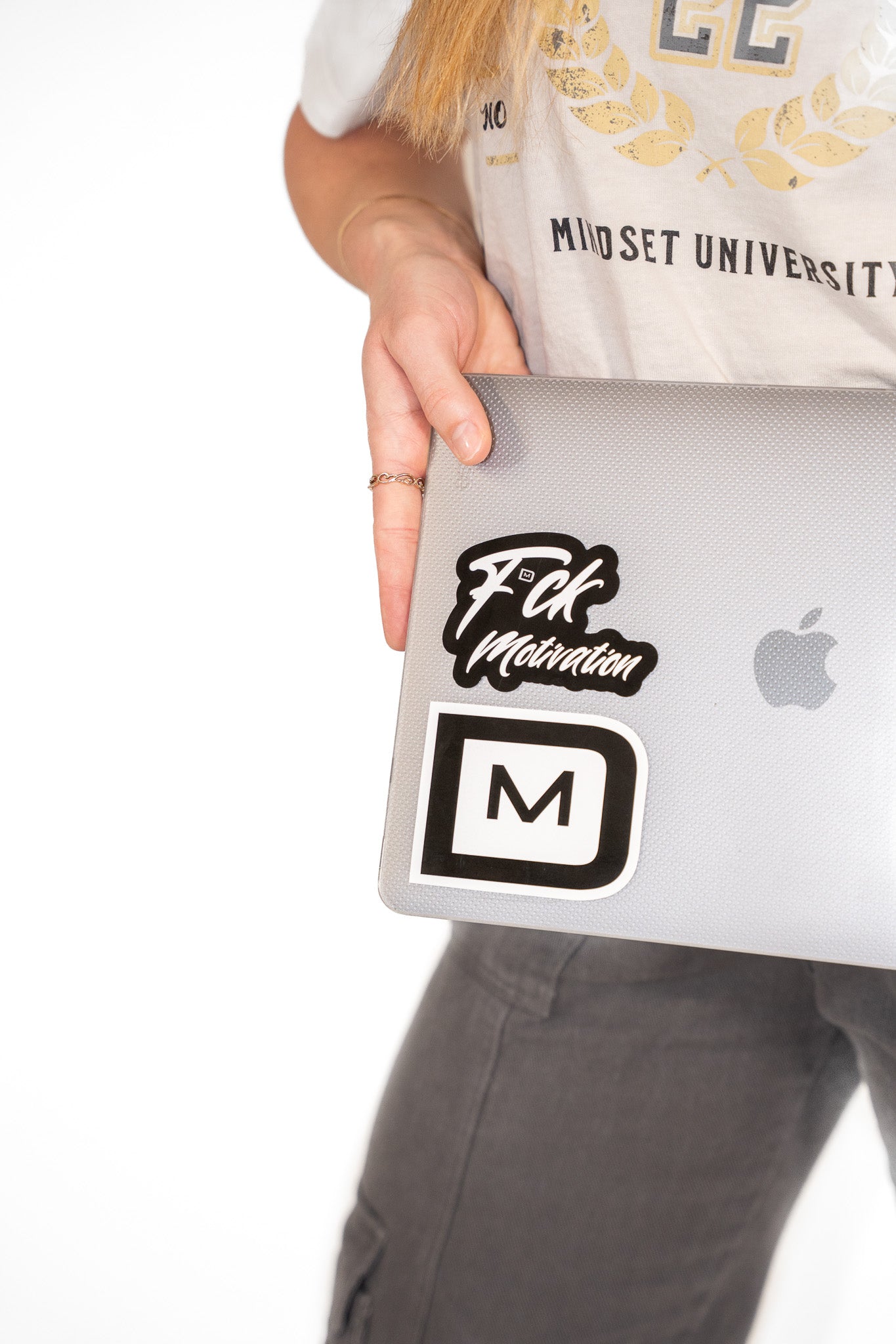 D > M Logo Sticker