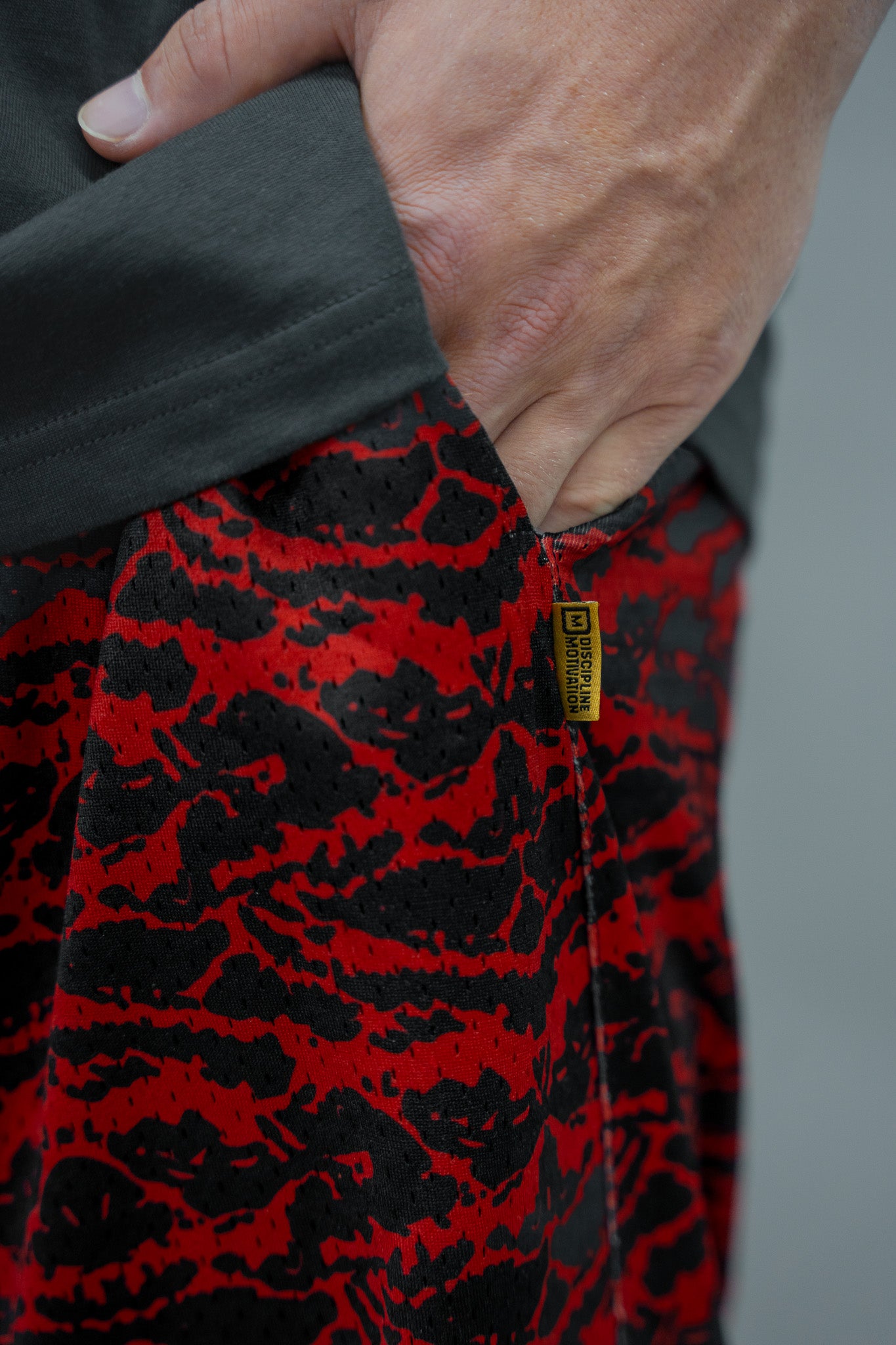 Red Tiger Mesh Pants