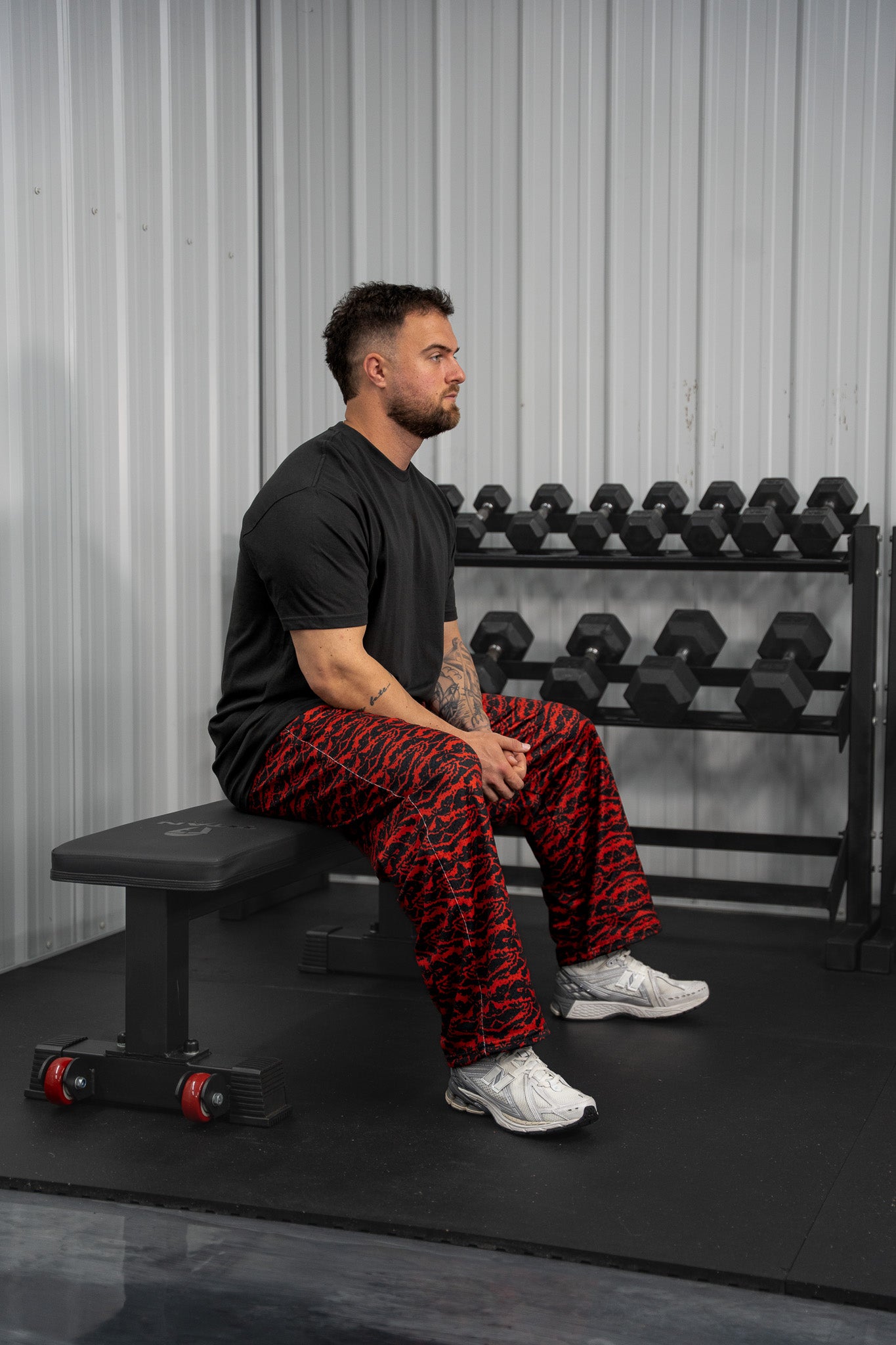 Red Tiger Mesh Pants