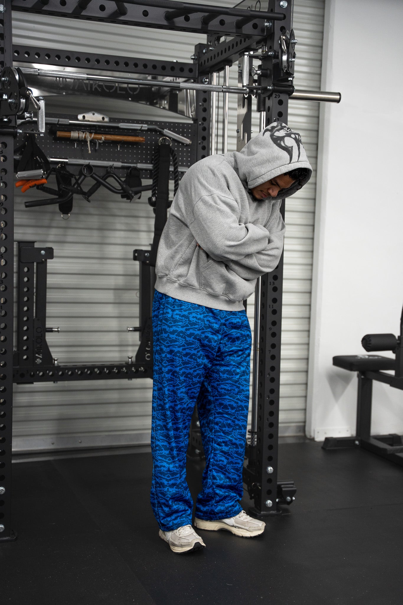 Blue Tiger Mesh Pants