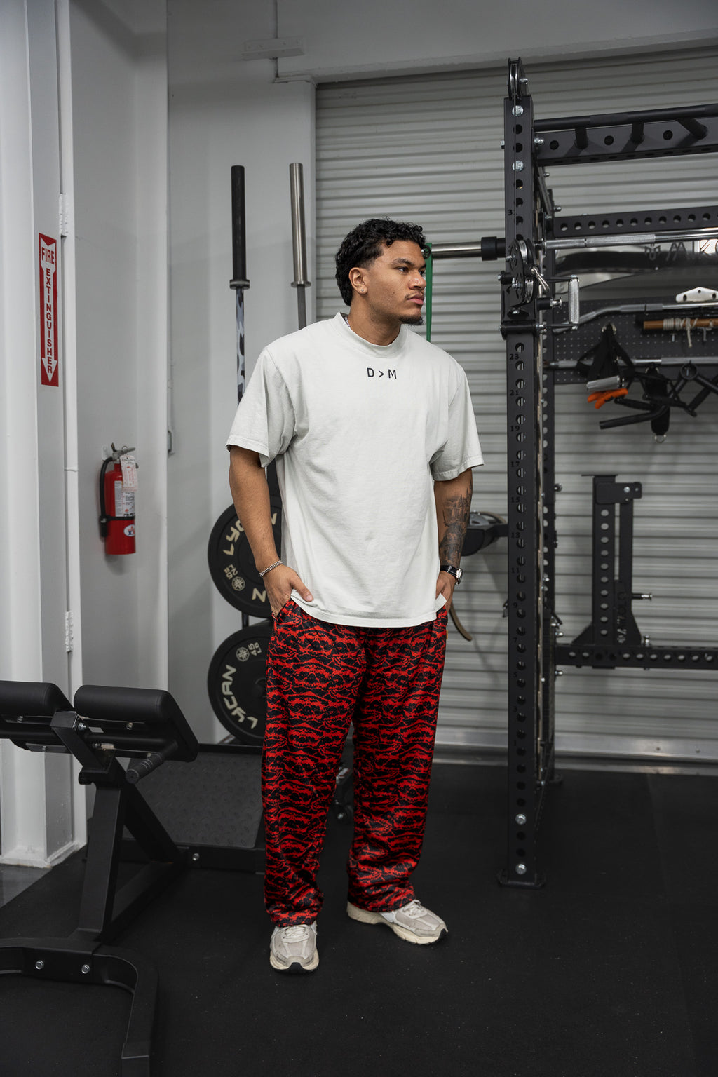 Red Tiger Mesh Pants