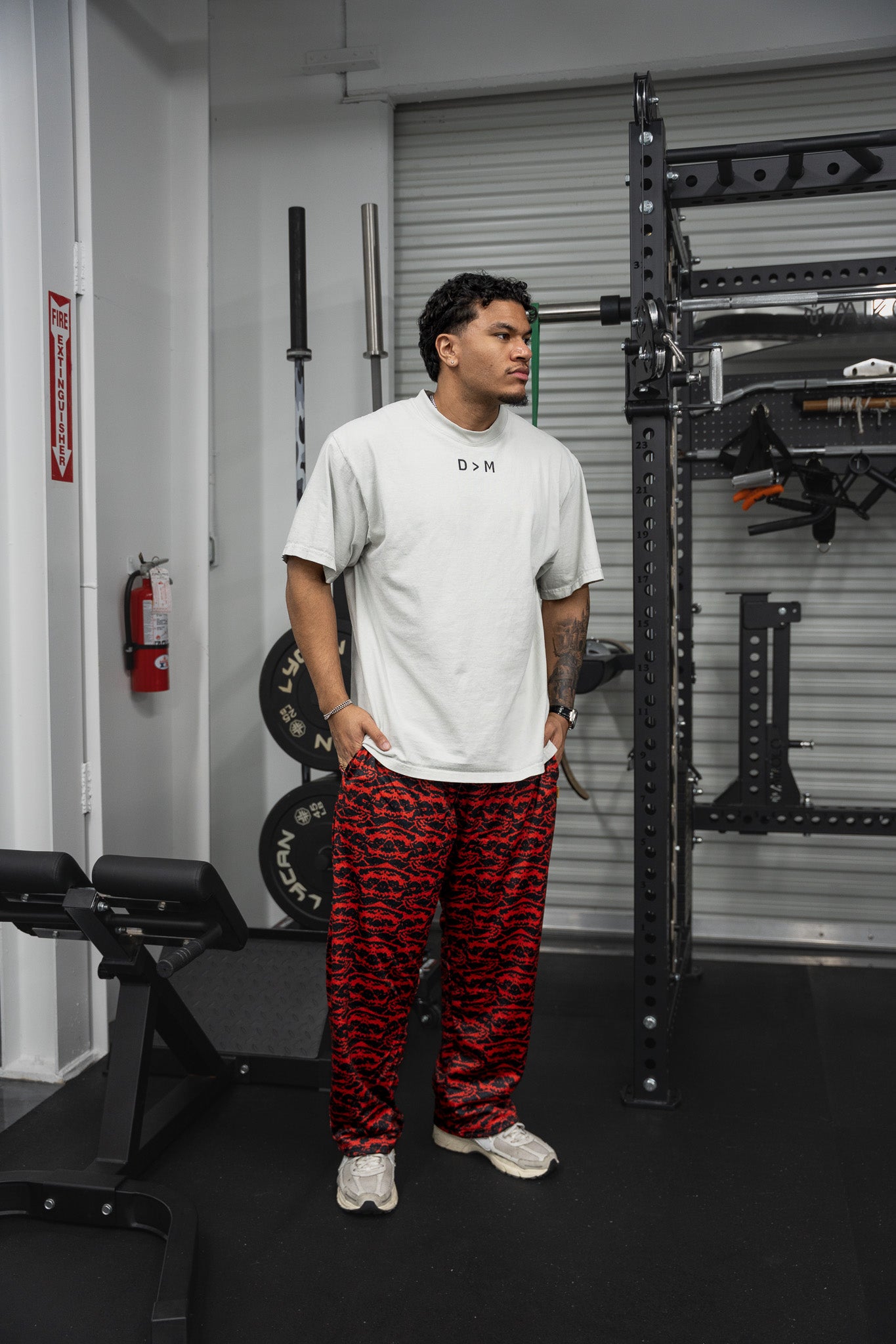 Red Tiger Mesh Pants