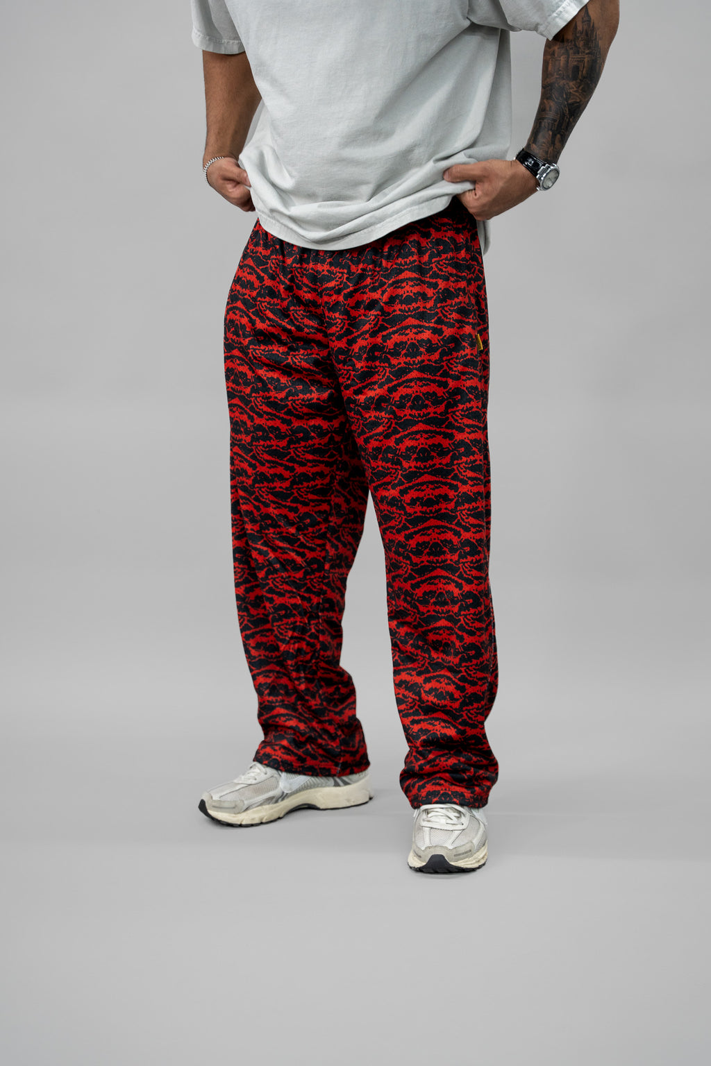 Red Tiger Mesh Pants