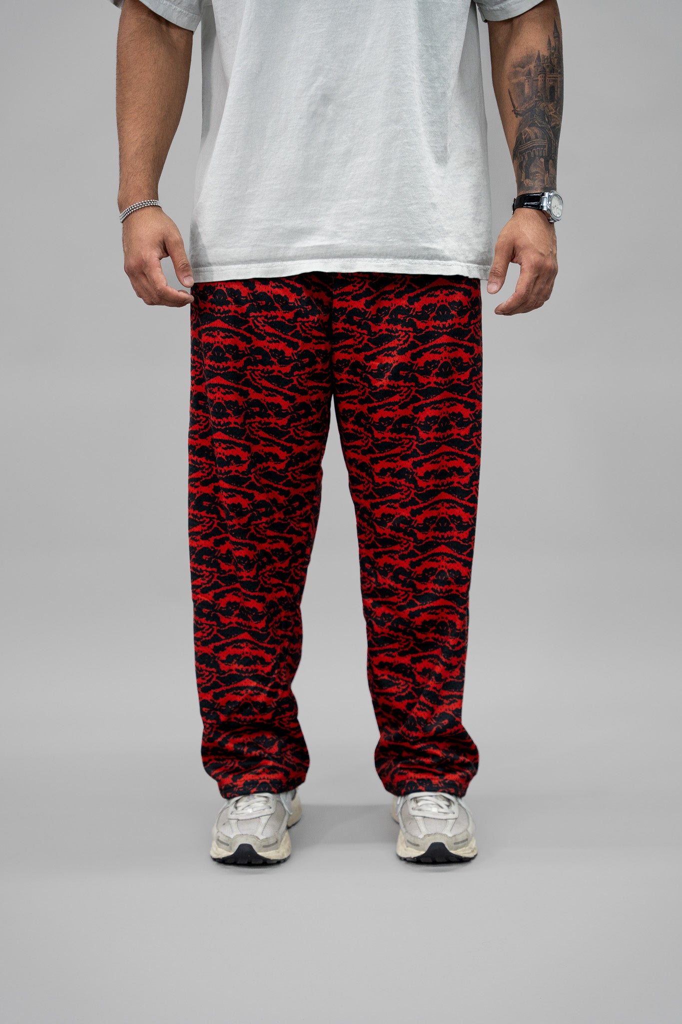 Red Tiger Mesh Pants