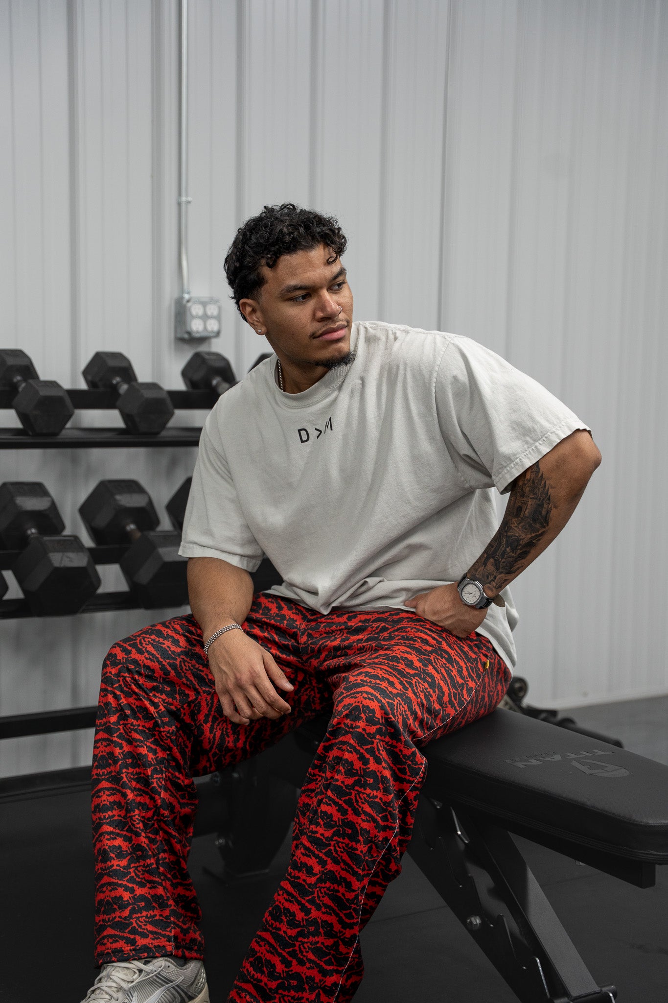Red Tiger Mesh Pants
