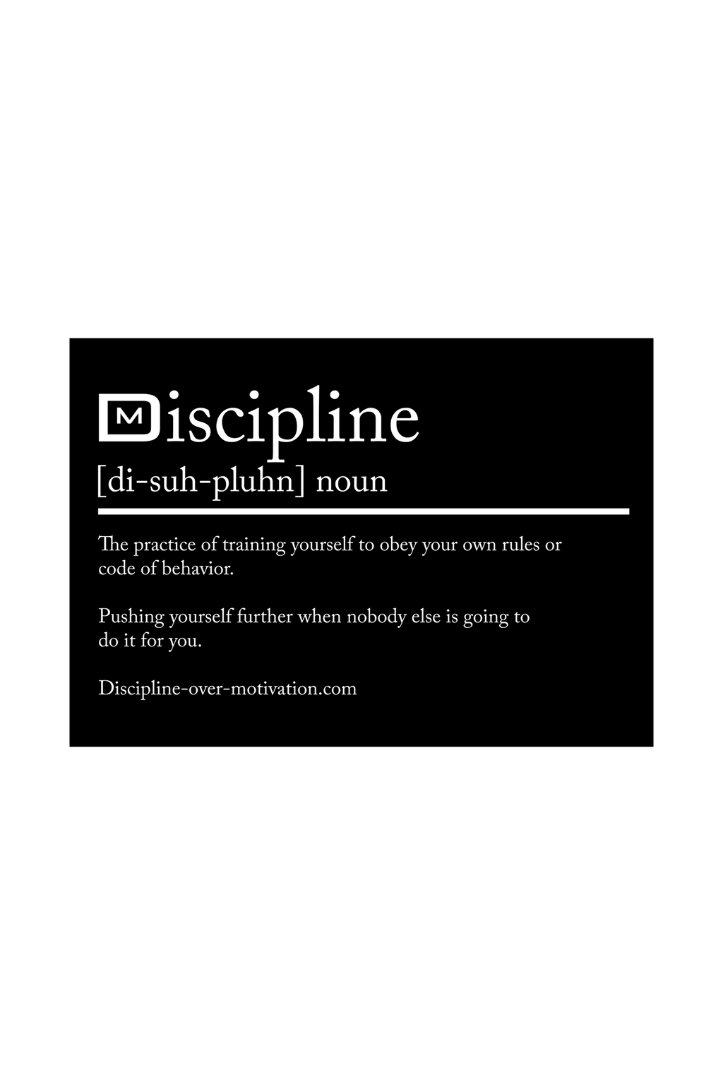 Discipline Definition Flag
