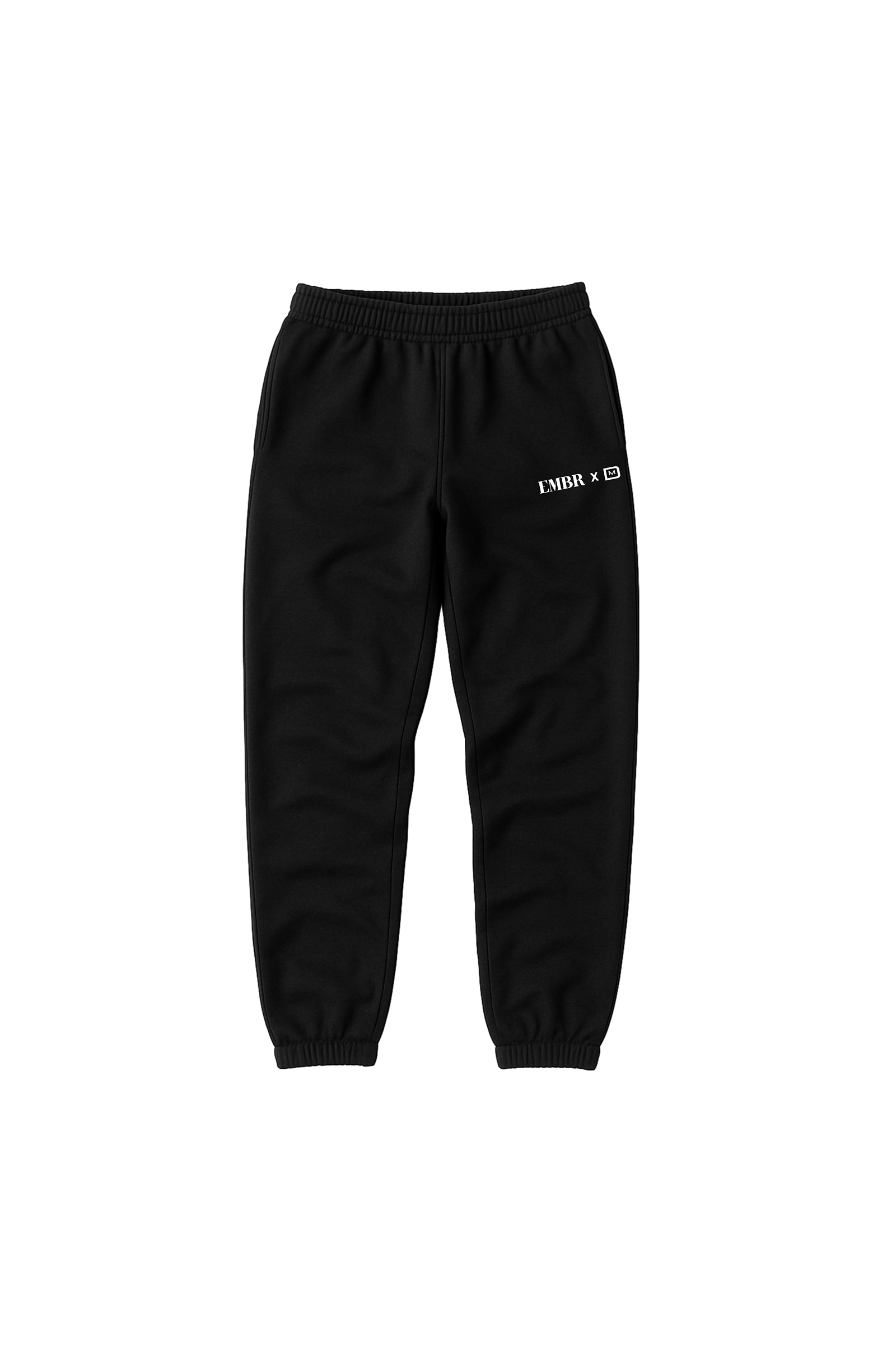 EMBR x DOM Plush Black Joggers