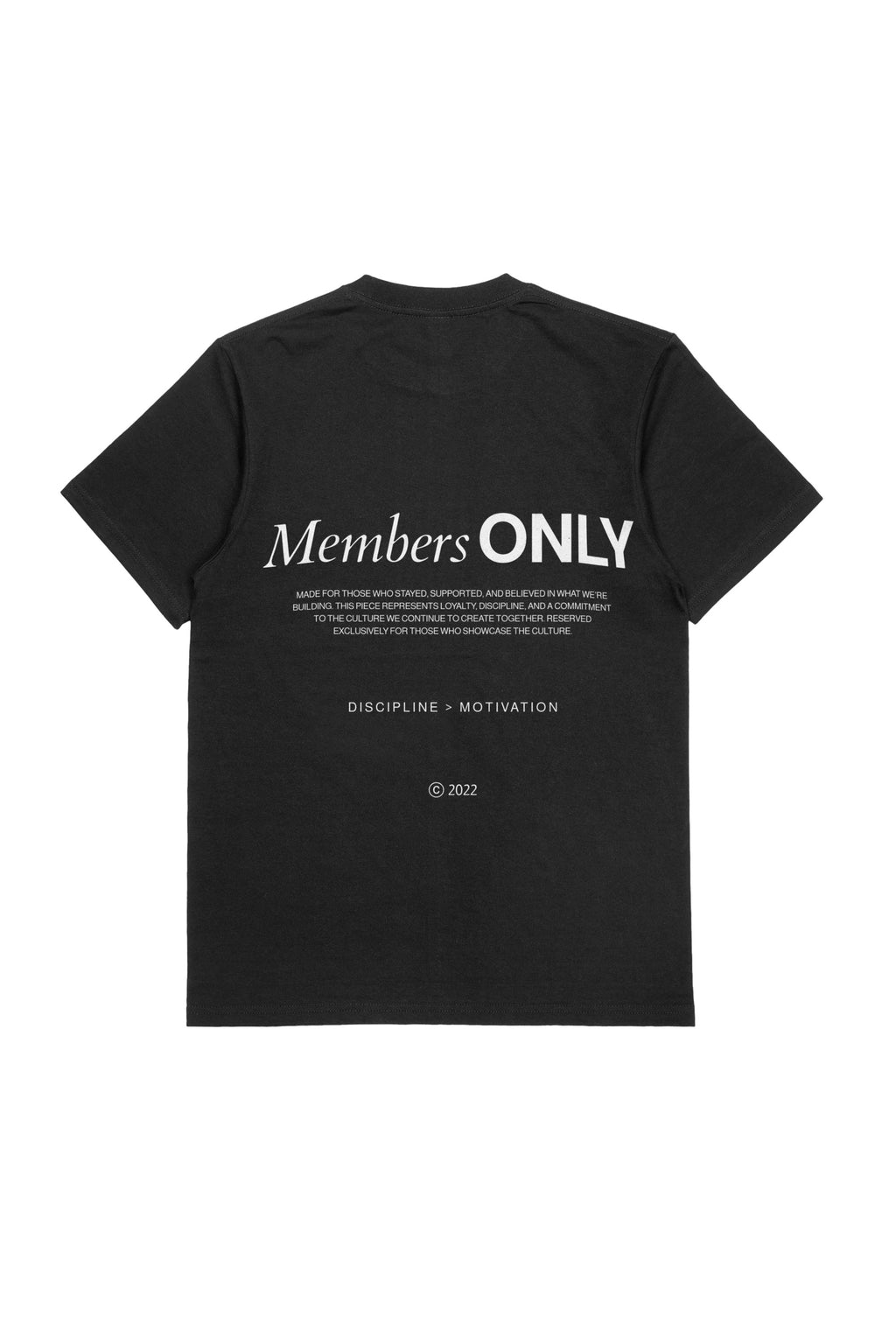 Members Only Tee, back
