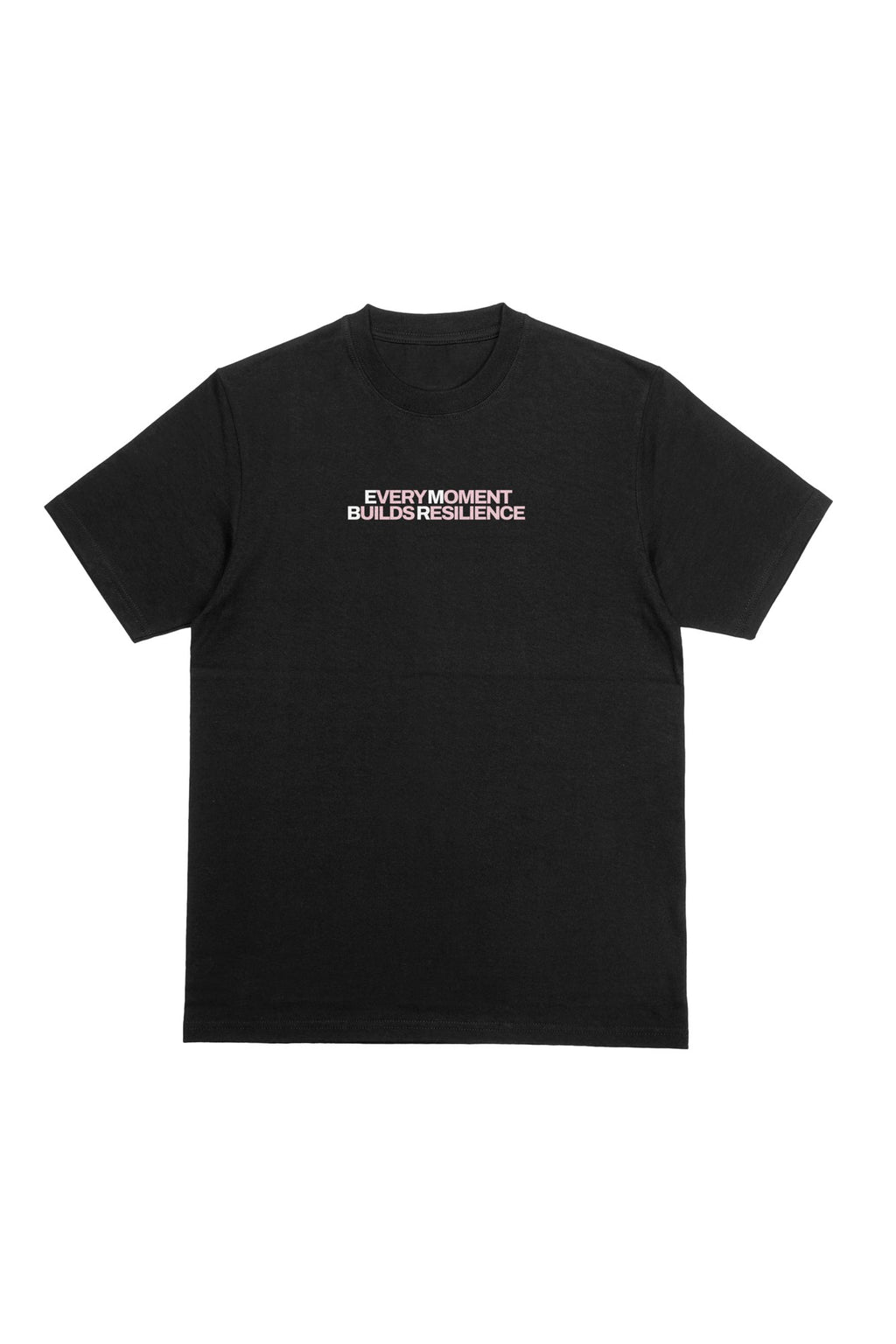 Resilience Tee in Black, front