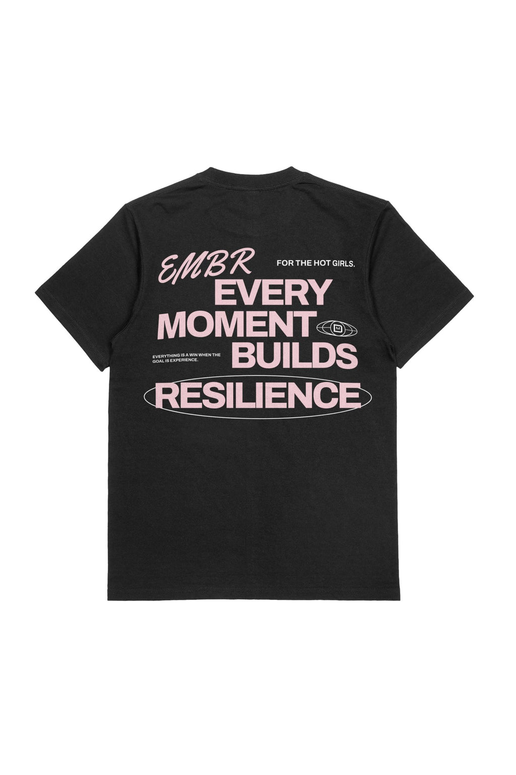 Resilience Tee in Black, back