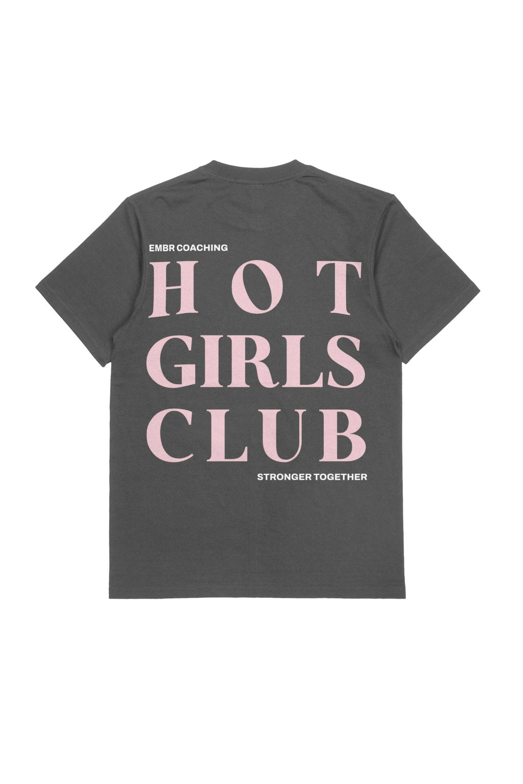 Hot Girls Club Tee in Pepper, back