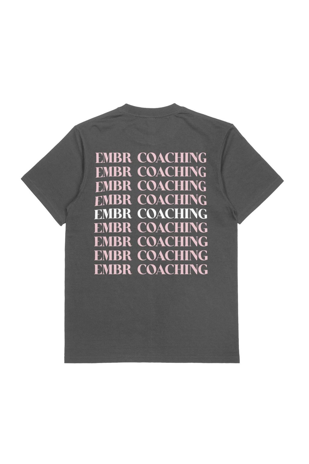 EMBR Pepper Repeat Tee in Pepper, back